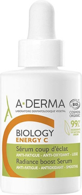 A-Derma Biology Energy C Serum Ορός Ενίσχυσης Λάμψης Προσώπου 30ml
