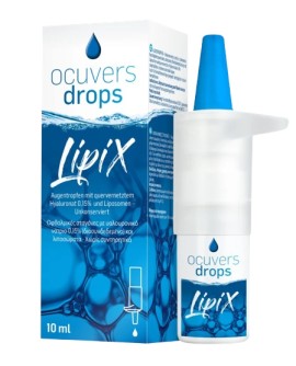 Ocuvers Drops Lipix Οφθαλμικές Σταγόνες με Υαλουρονικό Οξύ για Ξηροφθαλμία 10ml