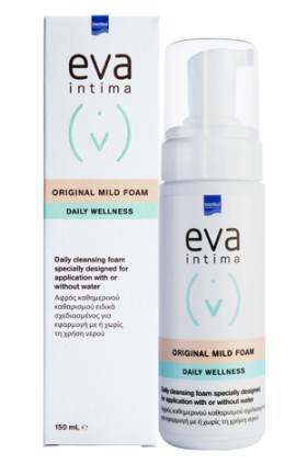 Intermed Eva Intima Original Mild Αφρός Καθαρισμού της Ευαίσθητης Περιοχής για Εφαρμογή με ή Χωρίς τη Χρήση Νερού 50ml