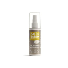 Salt of the Earth Amber & Sandalwood 100% Φυσικό Vegan Αποσμητικό, Επαναγεμιζόμενο Spray 100ml