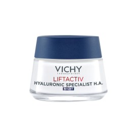 Vichy Liftactiv Hyaluronic Specialist H.A, Κρέμα Νυκτός για Ενίσχυση του Υαλουρονικού Οξέος, Ενάντια στα Πρώτα Σημάδια Γήρανσης 50ml