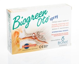 Bionat Biogreen Oto Αποτελεσματικό Ωτικό Σπρέυ Καθαρισμού 13ml