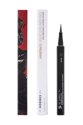Korres Minerals Liquid Eyeliner Pen Black 01, 1ml