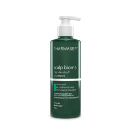 Pharmasept Scalp Biome Oily Dandruff Shampoo Σαμπουάν Ρύθμισης Λιπαρότητας & της Λιπαρής Πιτυρίδας, με Πρεβιοτικά 400ml
