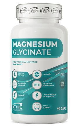 EthicSport Magnesium Glycinate Διγλικινικό Μαγνήσιο 90 Κάψουλες