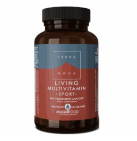 Terranova Living Multivitamin Sport Συμπλήρωμα Διατροφής για Ενέργεια & Τόνωση 100 Φυτικές Κάψουλες