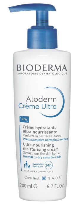 Bioderma Atoderm Crème Ultra Εξαιρετικά Θρεπτική, Ενυδατική Κρέμα 200ml