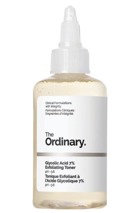 The Ordinary Glycolic Acid 7% Exfoliating Toner Προσώπου για Ήπια Απολέπιση & Λάμψη 240ml