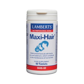 Lamberts Maxi Hair New Formula Συμπλήρωμα Διατροφής για την Υγεία & Ζωτικότητα του Οργανισμού 60 Ταμπλέτες