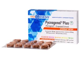 VioGenesis Pycnogenol Plus με Αντιοξειδωτικές & Αντιφλεγμονώδεις Ιδιότητες 30 Φυτικές Κάψουλες