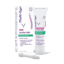 Multi Gyn ActiGel 2 in 1 Ενδοκολπική Γέλη με Διπλή Δράση για Βακτηριακή Κολπιτίδα 50ml