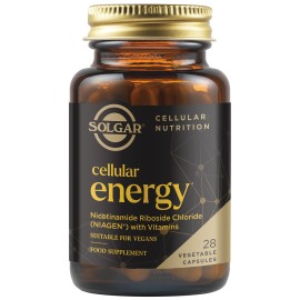 Solgar Cellular Energy με Niagen & Βιταμίνες Φόρμουλα για την Παραγωγή της Κυτταρικής Ενέργειας 28 Φυτοκάψουλες