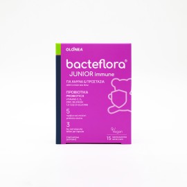 Olonea Bacteflora Junior Immune Φιλικά Βακτήρια για την Άμυνα & Προστασία του Ανοσοποιητικού των Παιδιών 15 Μικροκάψουλες