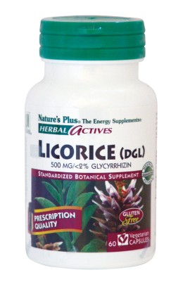 Natures Plus Licorice 500mg (DGL) Συμπλήρωμα Γλυκύριζας 60 Κάψουλες