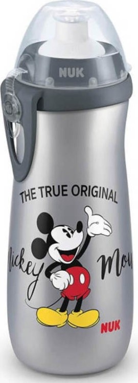 Nuk Sports Cup Disney Mickey - Minnie Παγούρι με Καπάκι Push Pull για 3-6 Ετών 450ml [10.255.413] 1 Τεμάχιο