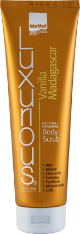 Intermed Luxurious Vanilla Body Scrub Απολεπιστικό Σώματος με Άρωμα Βανίλια Μαγαδασκάρης 280ml