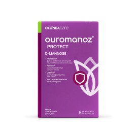 Olonea Ouromanoz Protect για την Προστασία από τις Ουρολοιμώξεις με Φυσική D-Μαννόζη, Cranberry, Ουρσολικό Οξύ & Προβιοτικά 60 Κάψουλες