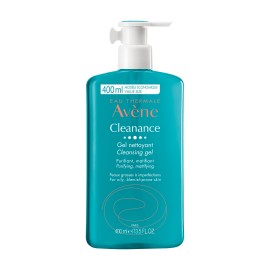 Avene Cleanance Cleansing Gel For Oily Blemish Prone Skin Τζελ Καθαρισμού Προσώπου - Σώματος για Λιπαρά / με Ατέλειες Δέρματα 400ml
