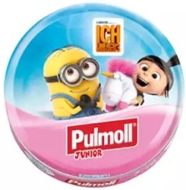 PULMOLL Junior Καραμέλες για παιδιά με Βατόμουρο, Εχινάκια & Βιταμίνη C, 45gr