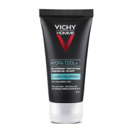 Vichy Homme Hydra Cool+ Ενυδατικό, Δροσερό Gel με Υαλουρονικό Οξύ για τους Άνδρες, Πρόσωπο & Μάτια 50ml