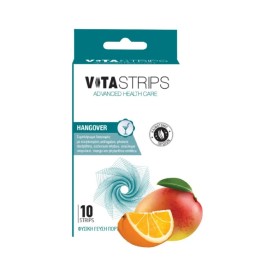 VitaStrips Hangover για την Υποστήριξη του Οργανισμού Μετά την Κατανάλωση Αλκοόλ Πορτοκάλι & Μάνγκο 10 Strips