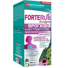 Forte Pharma Forte Rub Eucalyptus Σιρόπι για τον Παραγωγικό Βήχα & το Κρυολόγημα 200ml