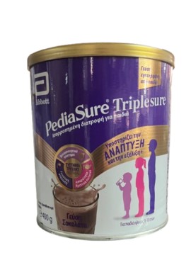 Abbott Pediasure Triplesure Συμπλήρωμα Διατροφής για Παιδιά 1-10 ετών σε μορφή Σκόνης με Γεύση Σοκολάτα 400gr