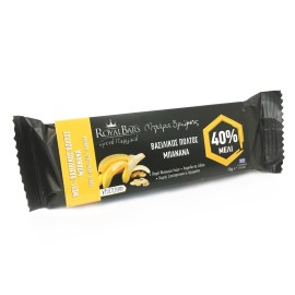 Royal Bars Μπάρα Βρώμης με Βασιλικό Πολτό - Μπανάνα 70gr