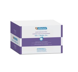 Alfashield Alfa Gauze 10x20cm Γάζες Απλές μη Αποστειρωμένες 8ply 100 Τεμάχια