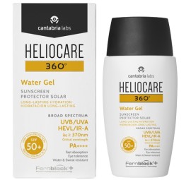 HelioCare 360° Water Gel SPF50+ Αντηλιακό Προσώπου για Ενυδάτωση Μακράς Διαρκείας 50ml