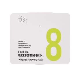 BOM Eight Tea Quick Boosting Mask Υφασμάτινη Ενυδατική Μάσκα Προσώπου 30 Τεμάχια [390gr]