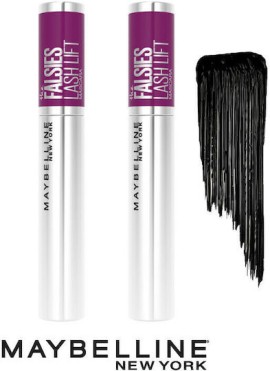 Maybelline PROMO New York The Falsies Lash Lift Mascara Duo Pack Μάσκαρα Μαύρο 2x9.6ml