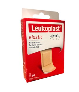 Leukoplast Elastic Ελαστικά Αυτοκόλλητα Επιθέματα Μπεζ 20 Τεμάχια [28x72mm]