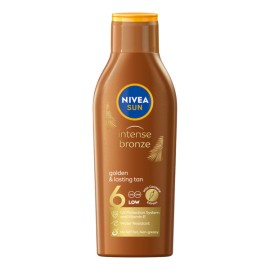 Nivea Sun Carotene Sun Lotion SPF6 Water Resistant Αντηλιακή Λοσιόν Σώματος για Έντονο Μαύρισμα 200ml