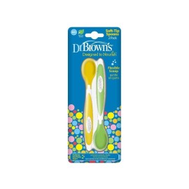 Dr Brown’s 011 Κουταλάκια Ταΐσματος Μαλακά 2 Τεμάχια