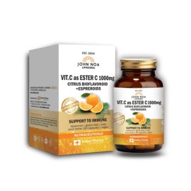 John Noa Liposomal Vitamin C as Ester C 1000mg για Ενίσχυση του Ανοσοποιητικού 60 Κάψουλες