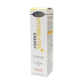 Power of Nature Hydrolytes+ Energy Ηλεκτρολύτες με Γεύση Φράουλα & Γλυκαντικό από το Φυτό Στέβια 17 Αναβράζοντα Δισκία