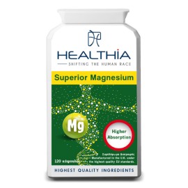Healthia Superior Magnesium, Συμπλήρωμα Διατροφής για την Ημικρανία & τον Πονοκέφαλο 120 Κάψουλες