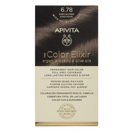 Apivita My Color Elixir No6.78 Ξανθό Σκούρο - Μπέζ Περλέ Κρέμα Βαφή Σε Σωληνάριο 50ml - Ενεργοποιητής Χρώματος 75ml