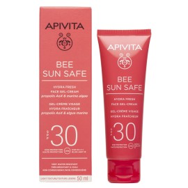 Apivita Bee Sun Safe Hydra Fresh Face SPF30 Ενυδατική Αντηλιακή Κρέμα Gel Προσώπου Ελαφριάς Υφής 50ml