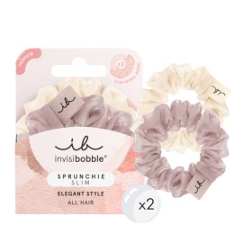 Invisibobble Sprunchie Slim Duo Hairiffic Λαστιχάκια Μαλλιών 2 Τεμάχια