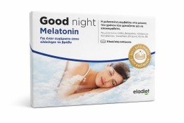 Eladiet Good Night Melatonin Συμπλήρωμα Διατροφής Για Την Αϋπνία 30 Ταμπλέτες