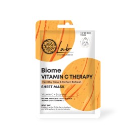 Natura Siberica Biome Vitamin C Therapy Sheet Mask Μάσκα Προσώπου για Λάμψη 1 Τεμάχιο