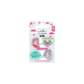Invisibobble Clipstar Kids Mermaid Dreams Παιδικά Κλιπ Μαλλιών 4 Τεμάχια