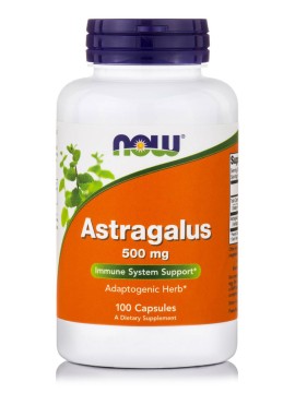 Now Foods Astragalus 500mg Συμπλήρωμα Ανοσοποιητικού 100 Κάψουλες