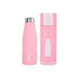 Estia Θερμός Travel Flask Save The Aegean Blossom Rose 500ml