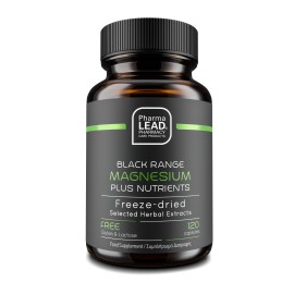 PharmaLead Black Range Magnesium Plus Nutrients για την Ομαλή Λειτουργία των Μυών & του Νευρικού Συστήματος 120 Φυτικές Κάψουλες