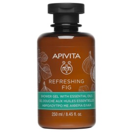 Apivita Refreshing Fig Αφρόλουτρο με Αιθέρια Έλαια & Σύκο 250ml