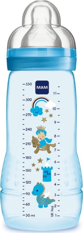 Mam Βaby Bottle Πλαστικό Μπιμπερό με Θηλή Σιλικόνης για 4m+ 330ml  [361S]