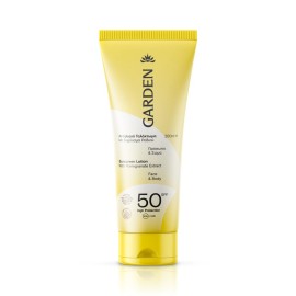Garden Sunscreen Face & Body Lotion SPF50 Αντηλιακό Γαλάκτωμα Υψηλής Προστασίας με Εκχύλισμα Ροδιού για Πρόσωπο & Σώμα 200ml